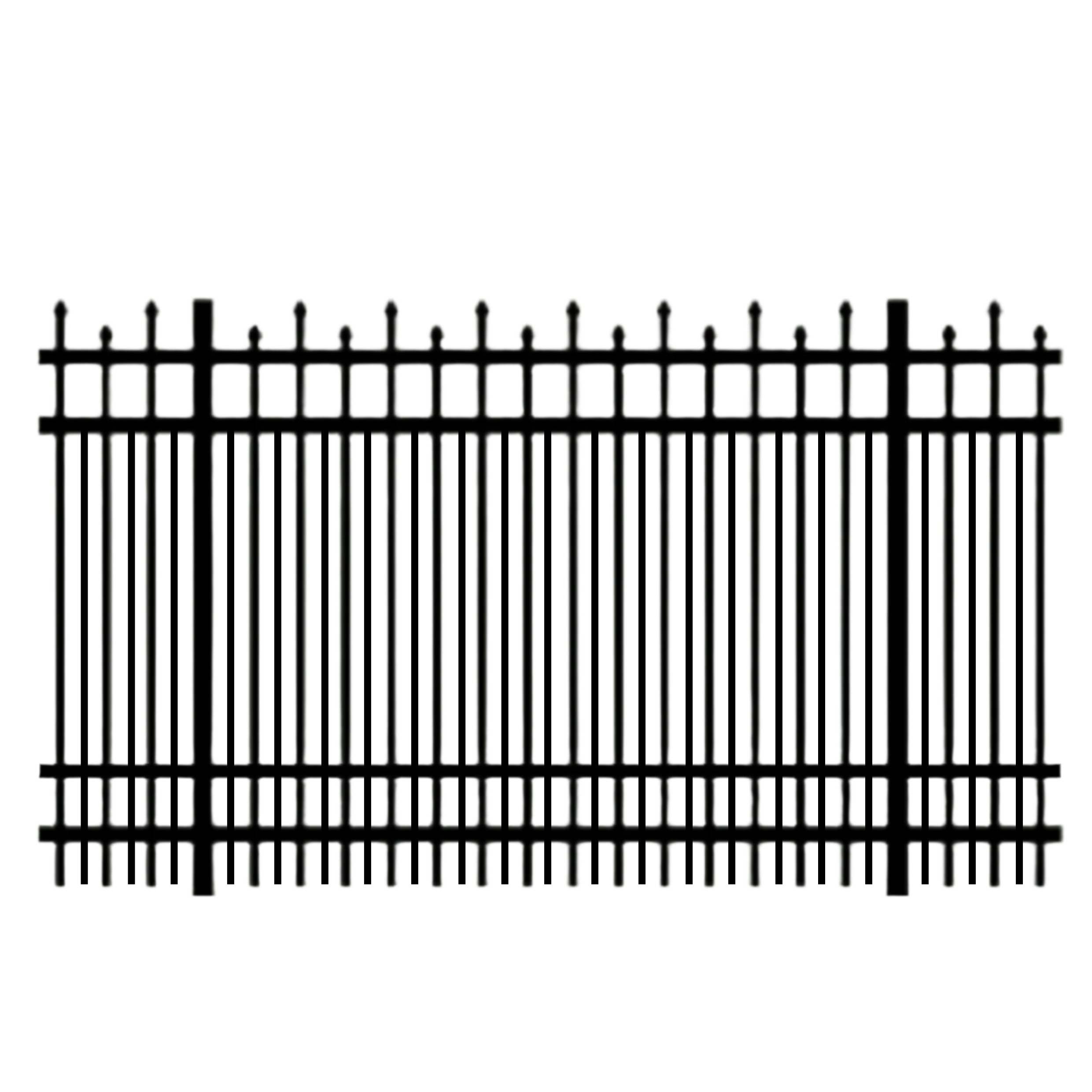 Bulldog Double Picket 4th Rail Aluminum Panel  