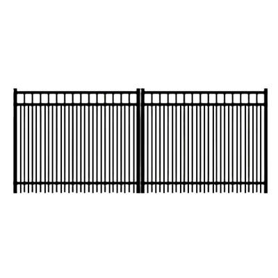 Double Commercial Aluminum Walk Gate