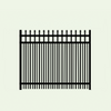 German Shepherd Double Picket Aluminum Walk Gate