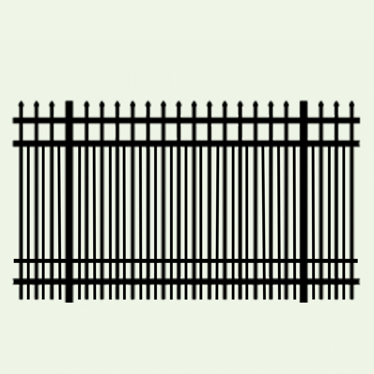 German Shepherd Residential Aluminum Fence My Yard Fence