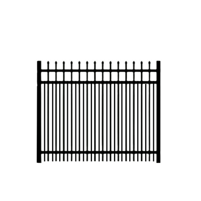 German Shepherd Double Picket Aluminum Walk Gate