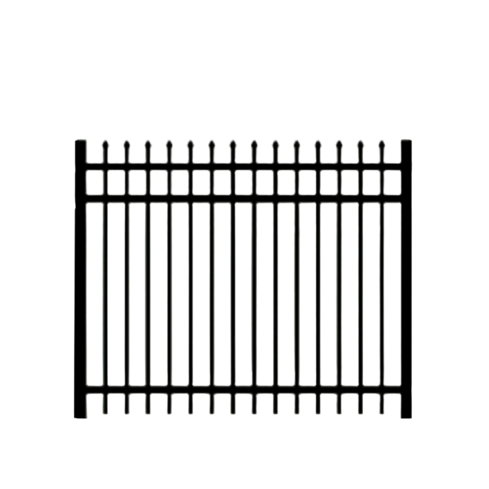 German Shepherd Aluminum Walk Gate  