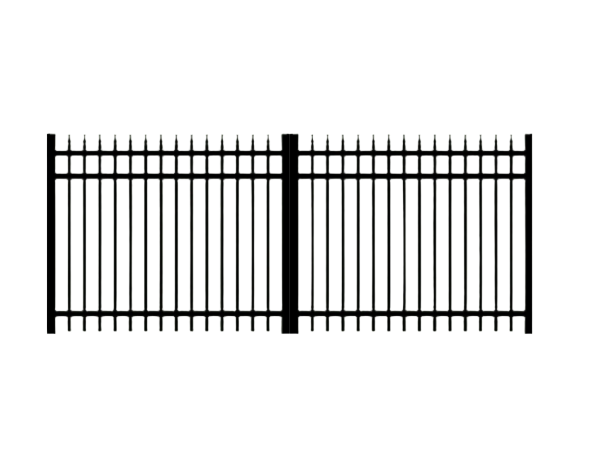 Great Dane Double drive Aluminum Gate