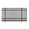 6' Labrador Double Picket 4th Rail Aluminum Panel