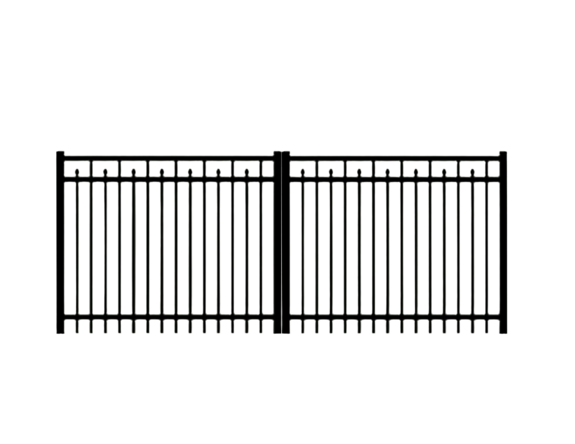 Labrador Double Drive Aluminum Gate