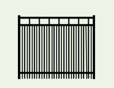 Retriever Double Picket Aluminum Walk Gate