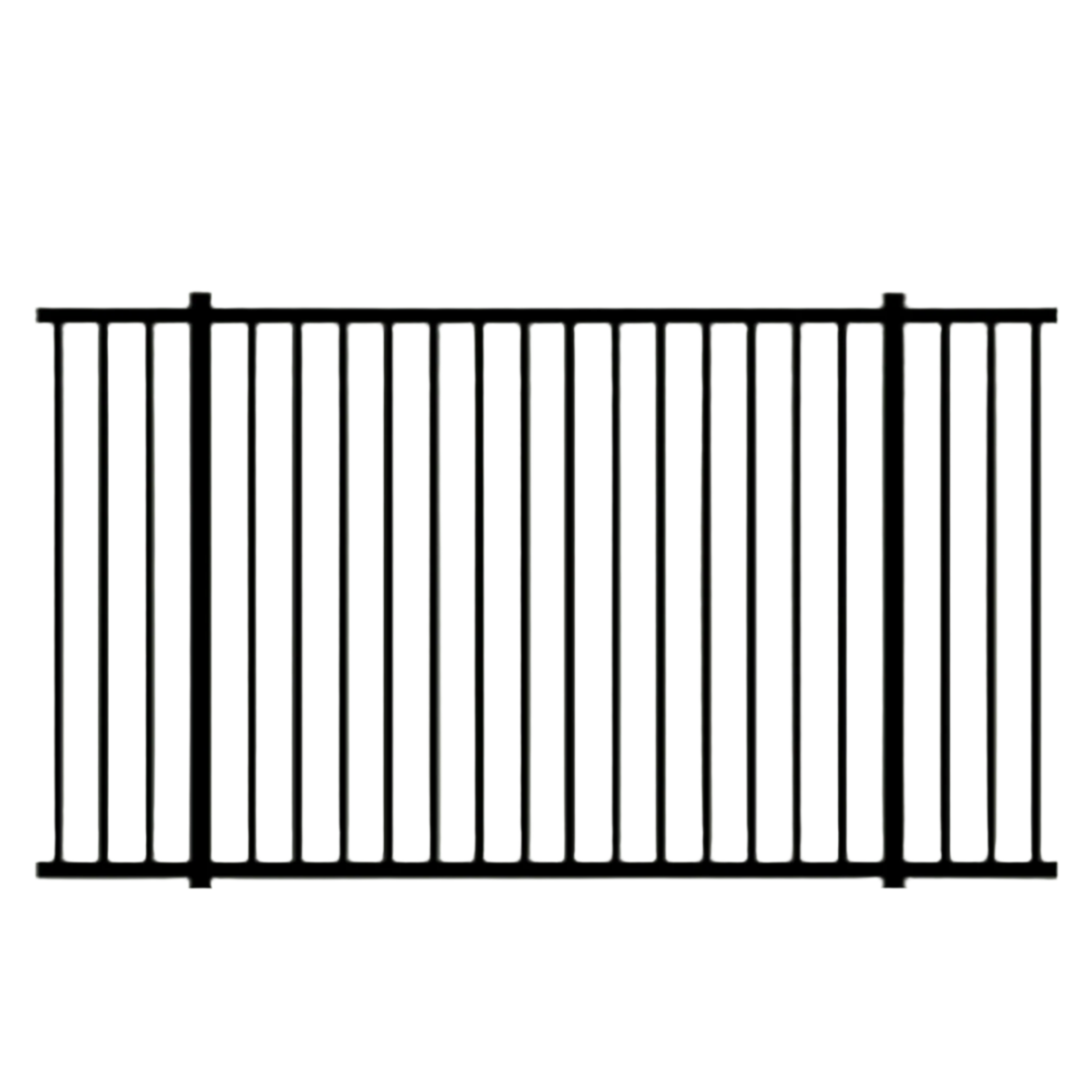 Border Collie Aluminum Fence Panel