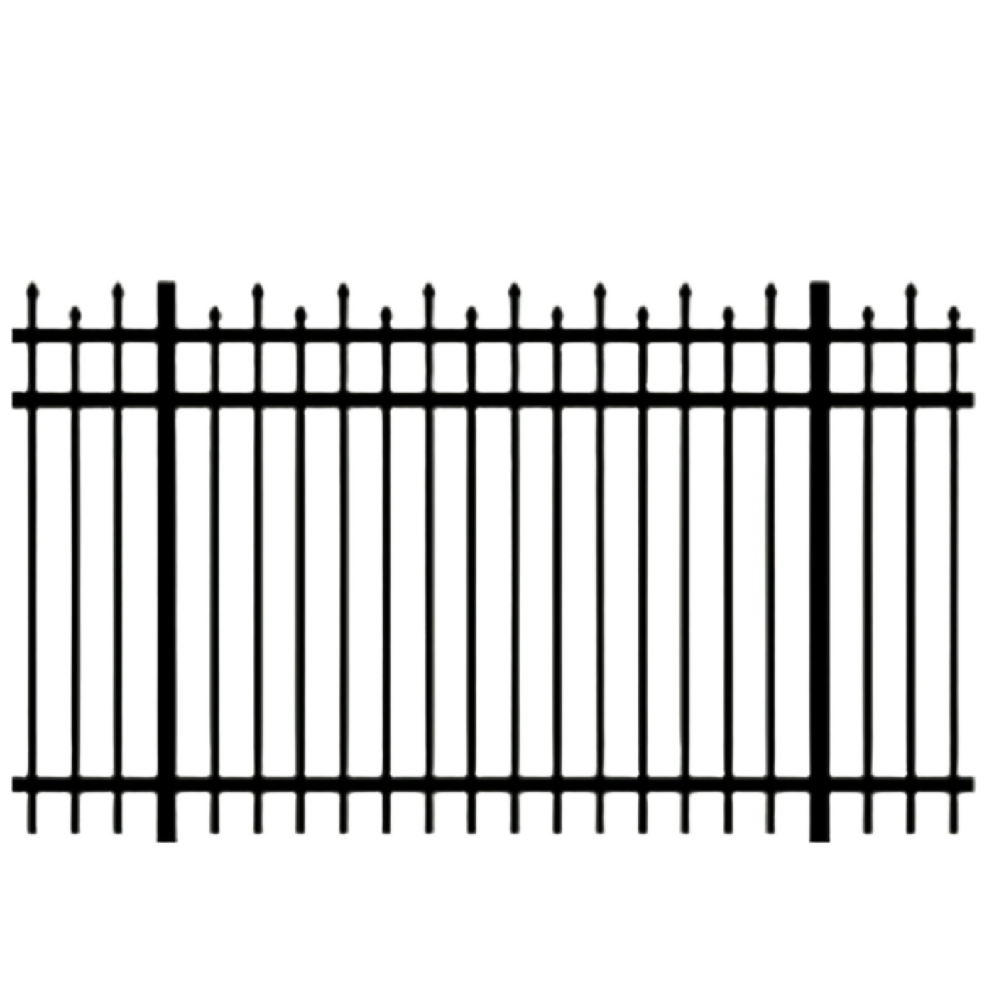 Bulldog Residential Aluminum Fence Panel