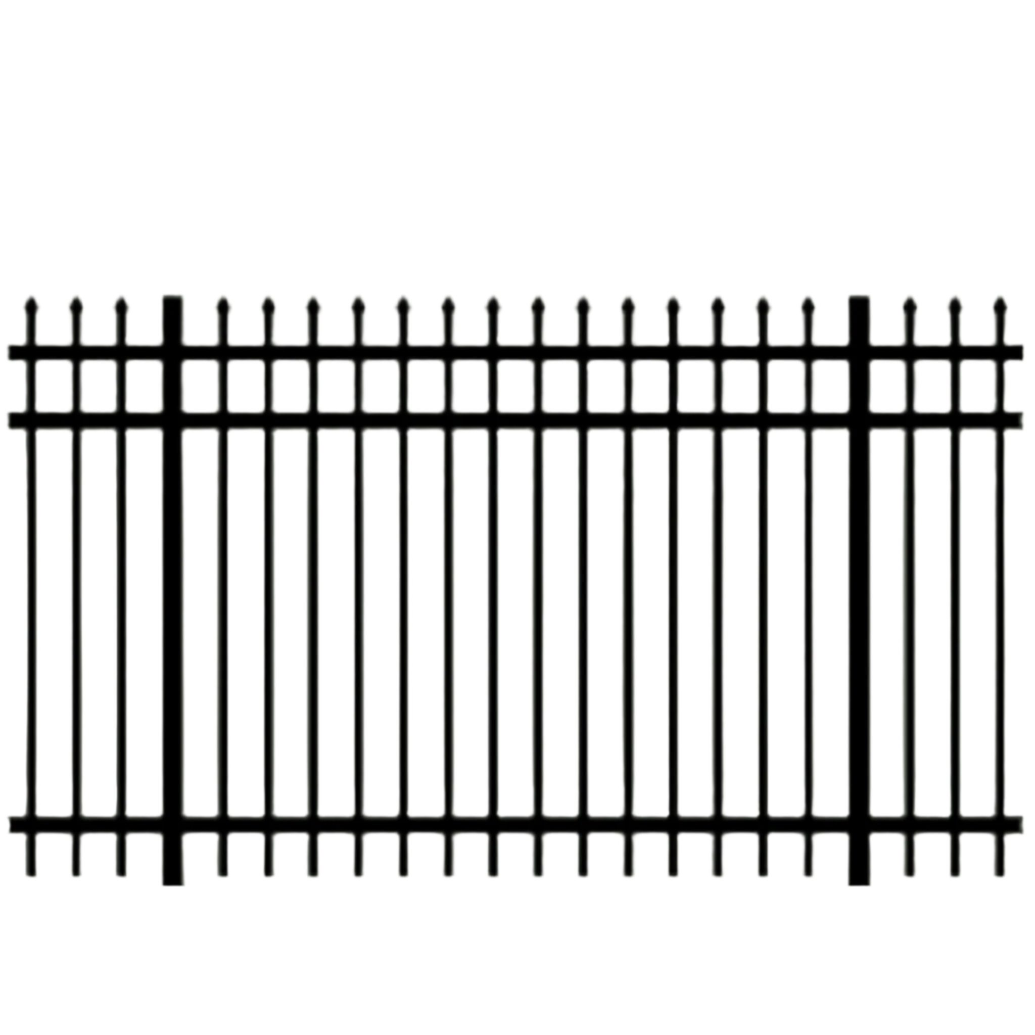 German Shepherd Aluminum Fence Panel  