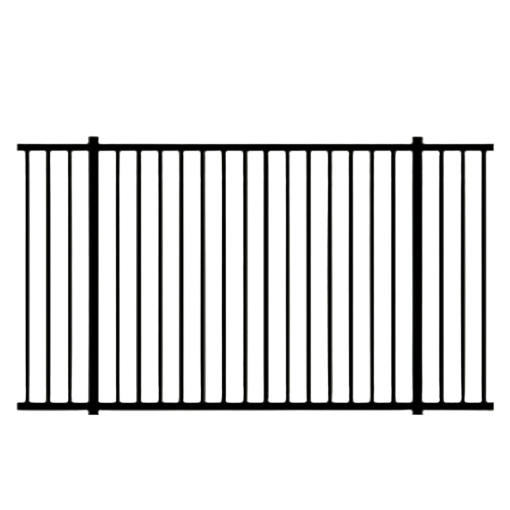 Border Collie Aluminum Fence Panel