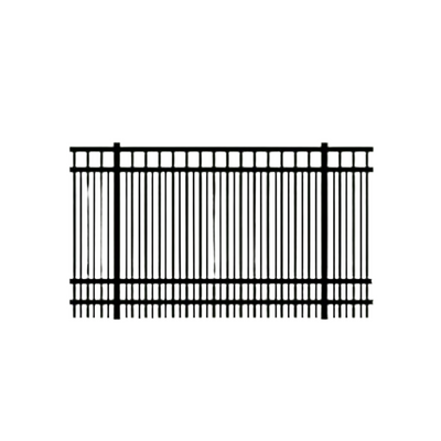 Beagle Aluminum Double Picket 4th rail Fence Panel