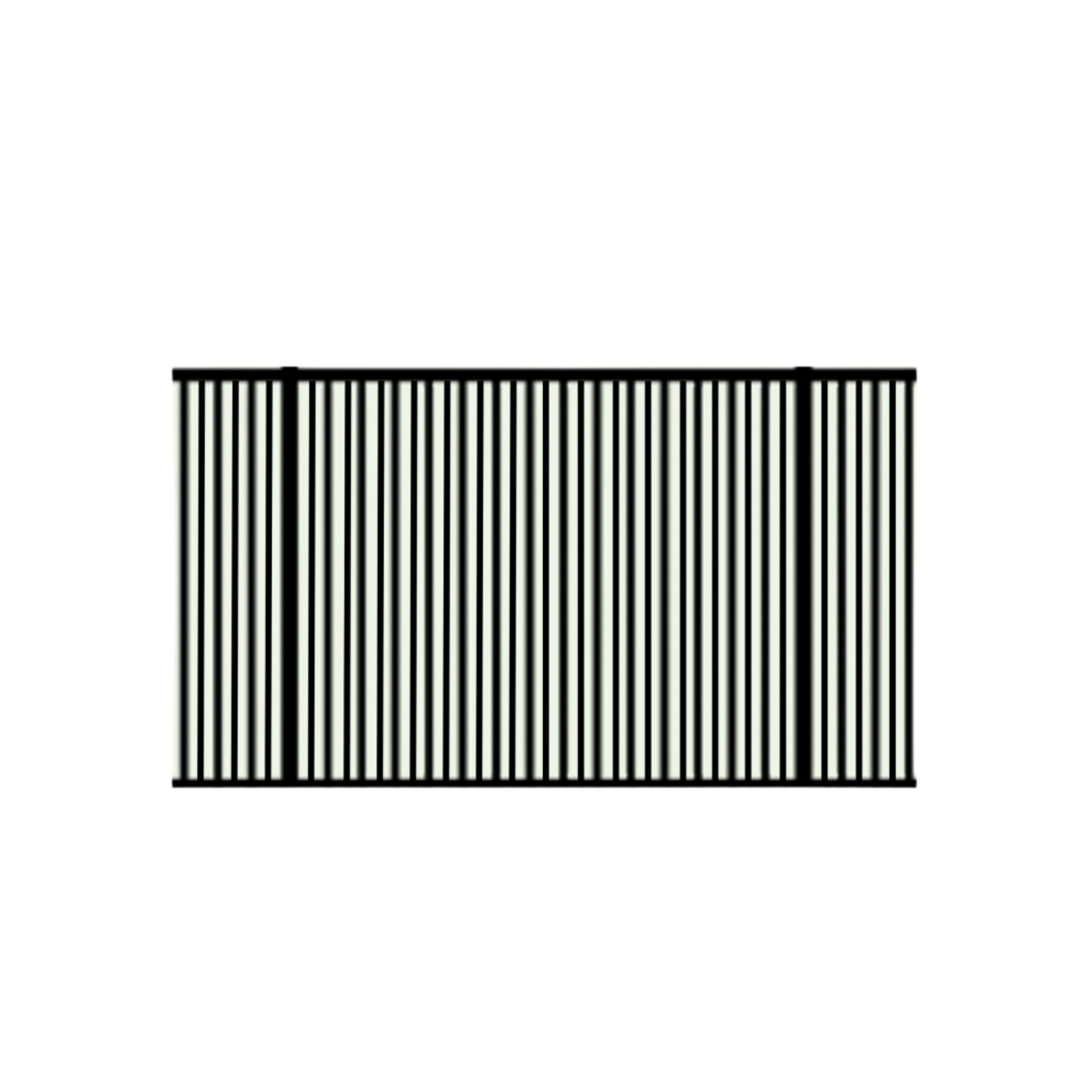 Border Collie Aluminum Double Picket Panel 