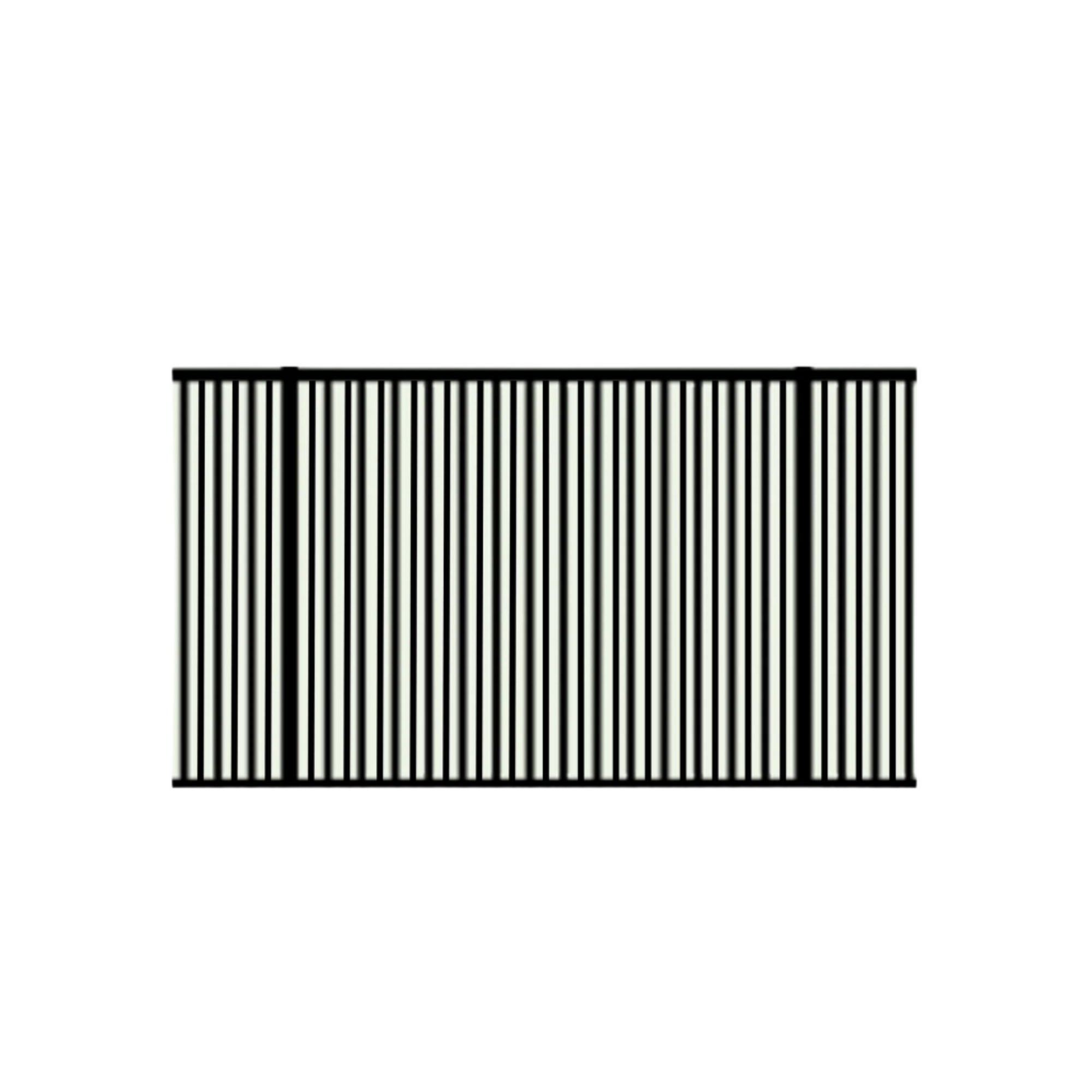 Border Collie Aluminum Double Picket Panel