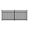 Bull Dog Double Picket Aluminum Double Drive Gate