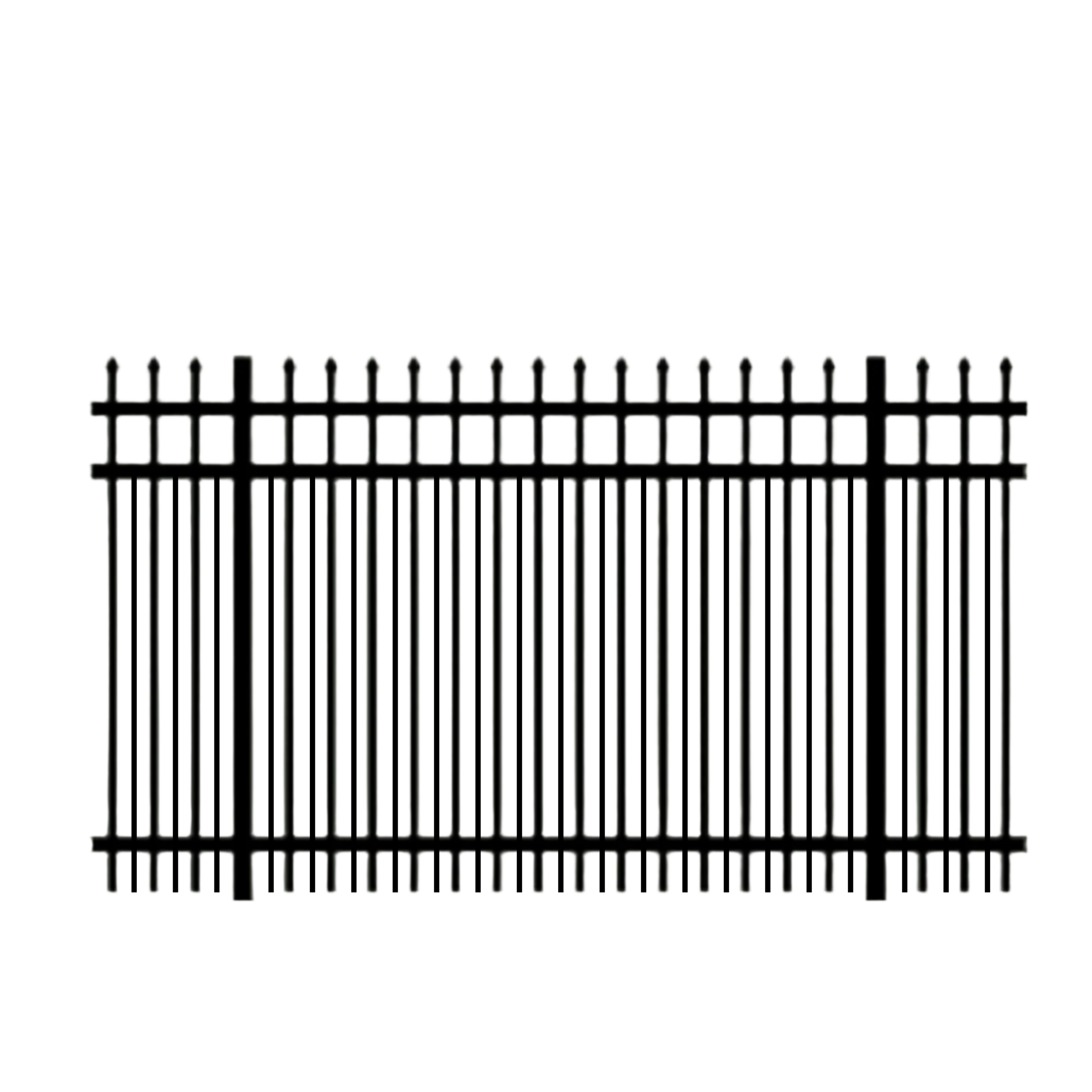 German Shepherd Double Picket Aluminum Panel 