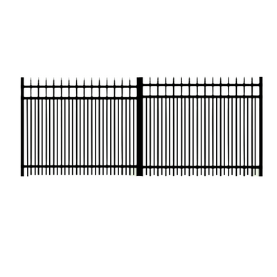 Great Dane Double Picket Aluminum Double Drive Gate