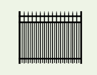 Great Dane Double Picket Aluminum Walk Gate