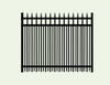 Great Dane Double Picket Aluminum Walk Gate