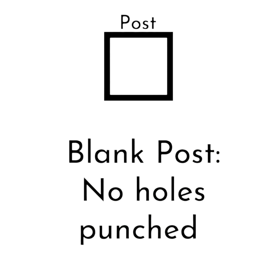 Aluminum Blank Posts 