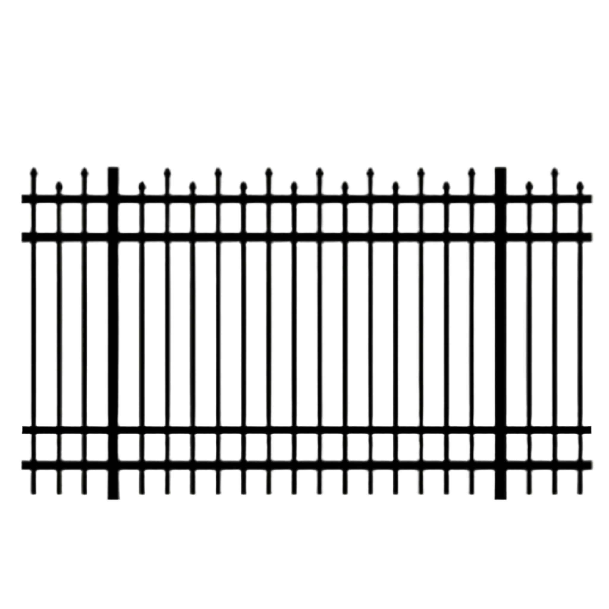 Bulldog 6' Residential Aluminum Fence Panel 