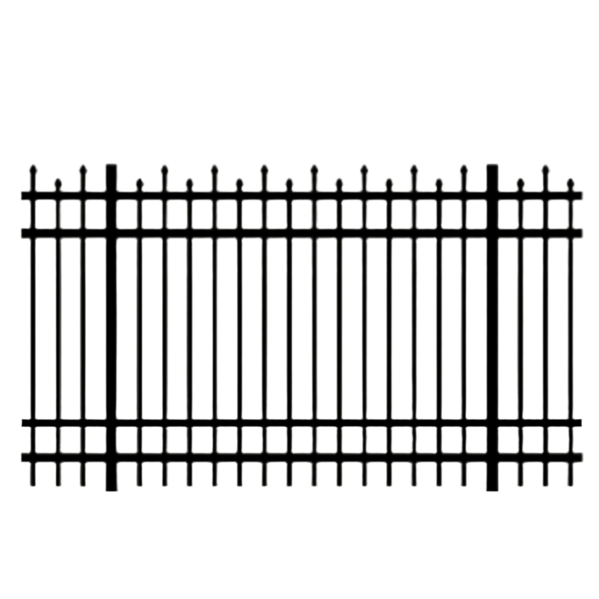 Bulldog 6' Residential Aluminum Fence Panel