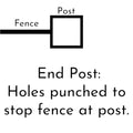 Aluminum End Post 