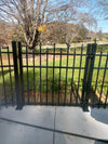 Image of installed bulldog gate from myyardfence.com
