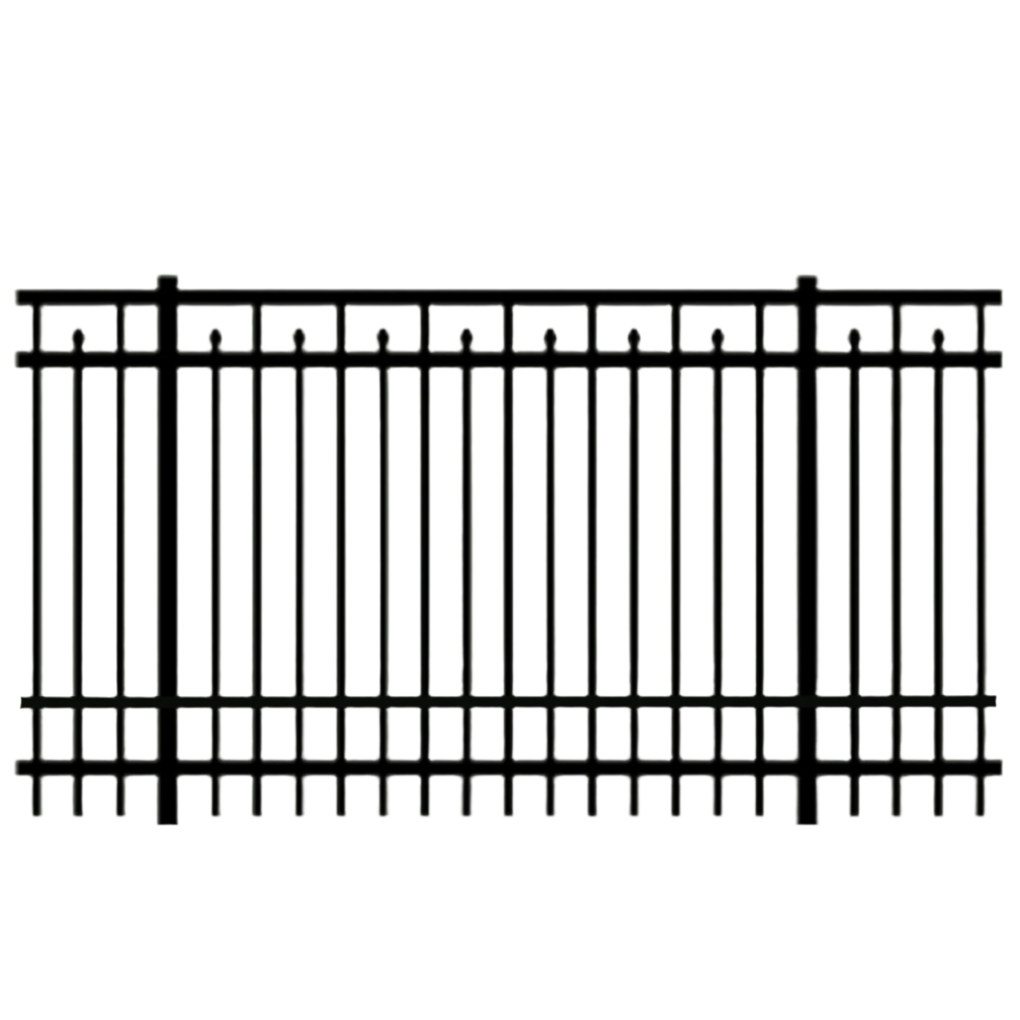 Labrador 6' Residential Aluminum Fence Panel 