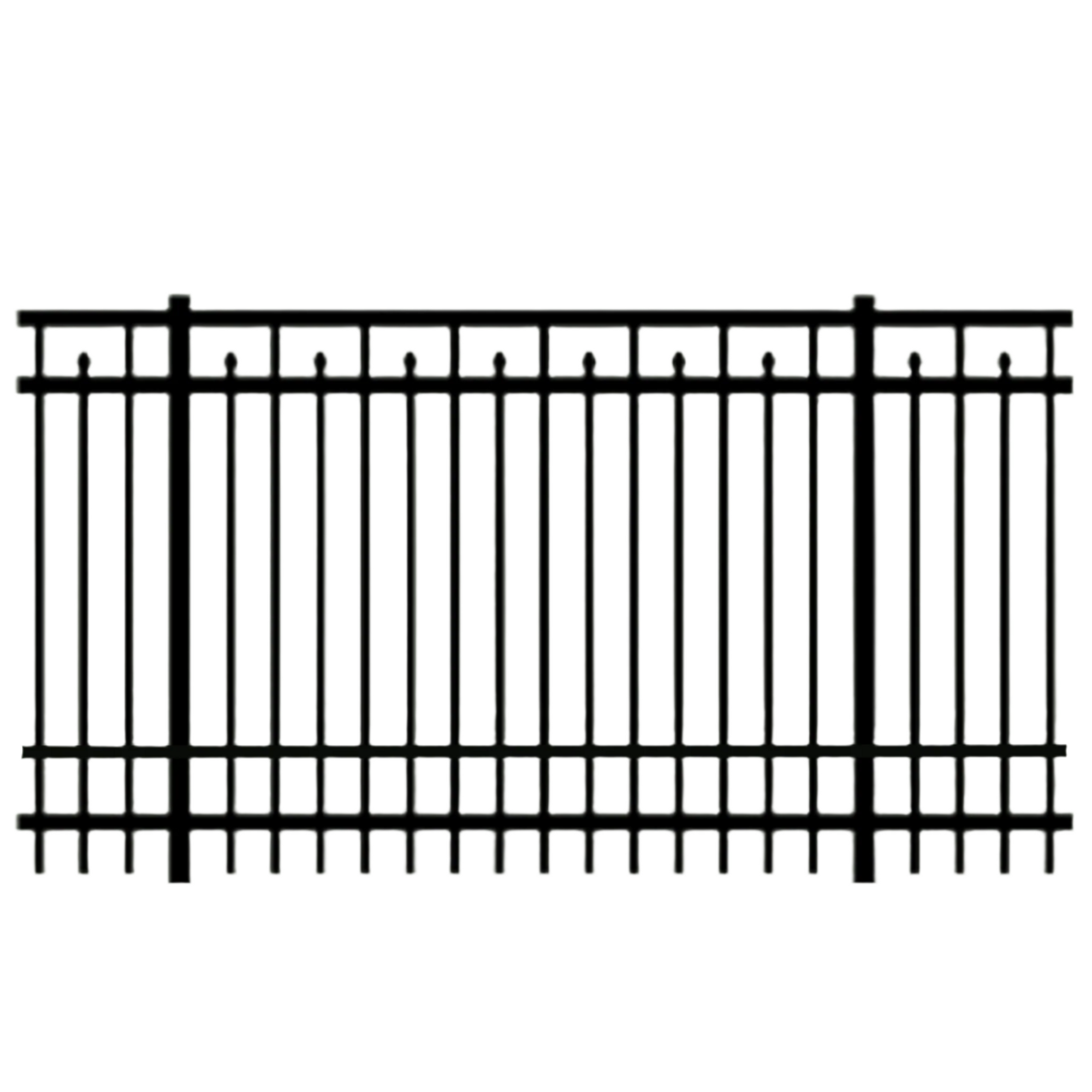 Labrador 6' Residential Aluminum Fence Panel
