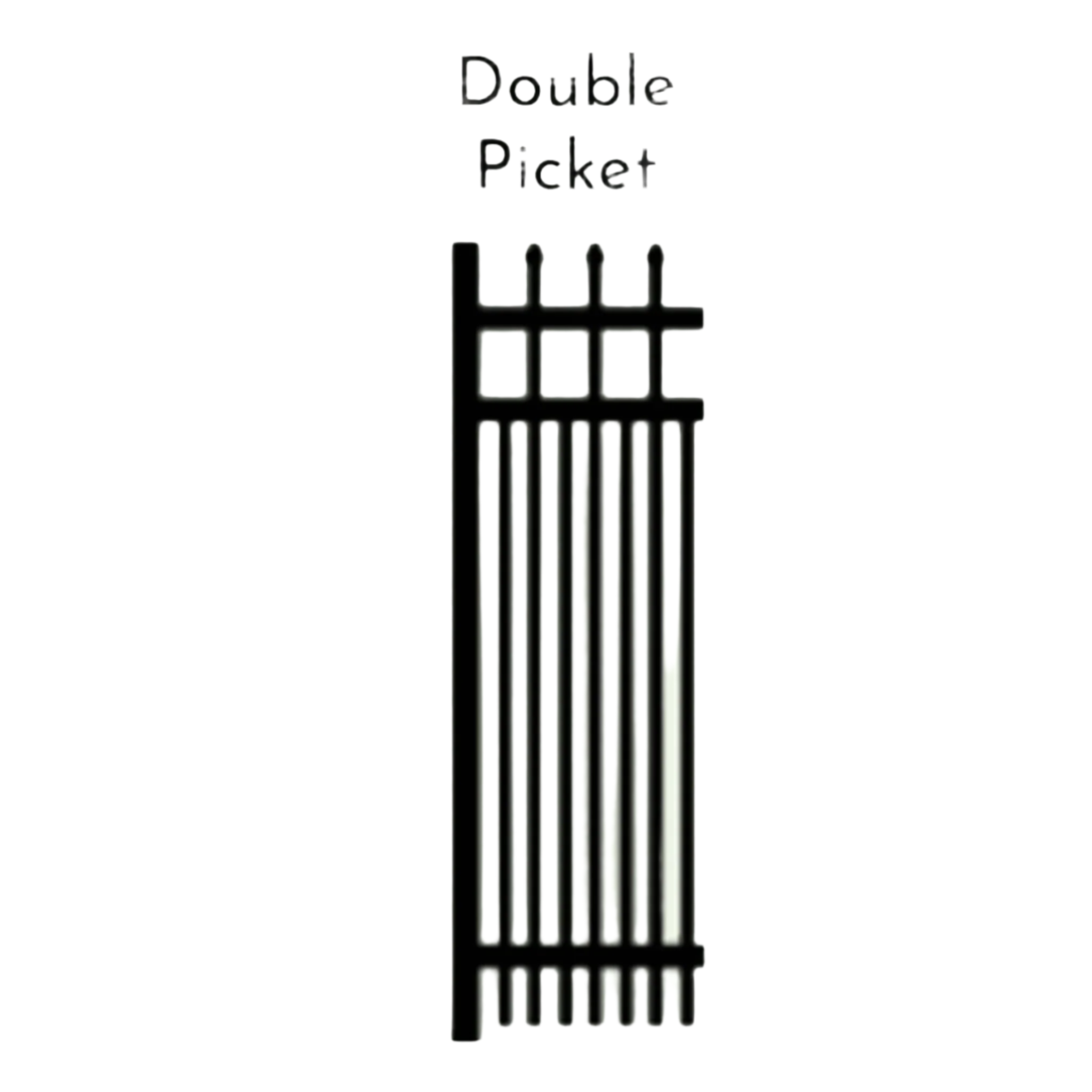 Aluminum Double Picket 